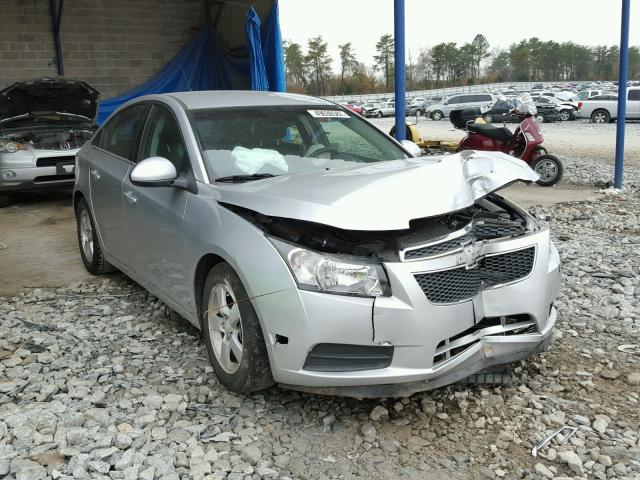 1G1PK5SB5D7203833 - 2013 CHEVROLET CRUZE LT SILVER photo 1