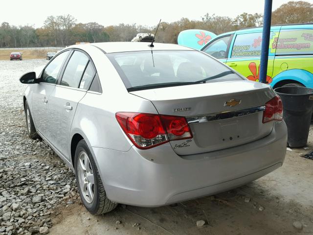 1G1PK5SB5D7203833 - 2013 CHEVROLET CRUZE LT SILVER photo 3