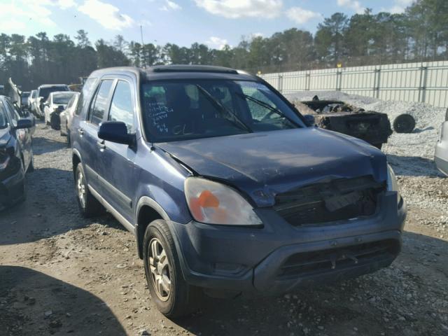 SHSRD78844U251084 - 2004 HONDA CR-V EX BLUE photo 1