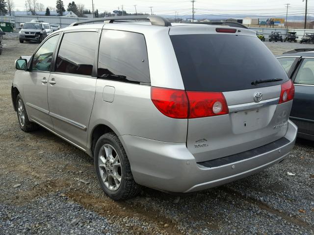 5TDBA22C06S059984 - 2006 TOYOTA SIENNA XLE GRAY photo 3