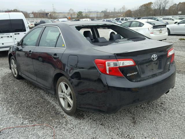 4T1BF1FK3EU333231 - 2014 TOYOTA CAMRY L BLACK photo 3