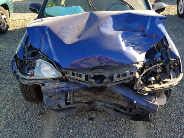 1HGES16344L003058 - 2004 HONDA CIVIC DX V BLUE photo 7