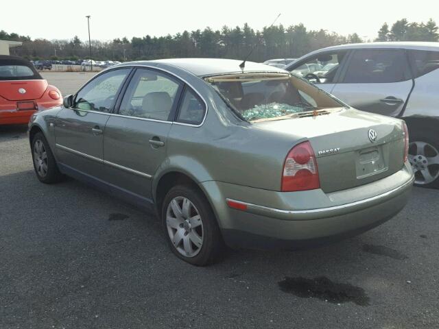 WVWRH63B53P242231 - 2003 VOLKSWAGEN PASSAT GLX GREEN photo 3
