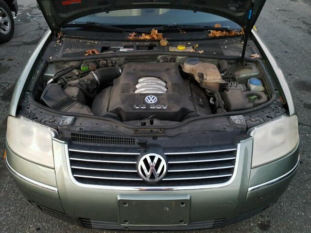 WVWRH63B53P242231 - 2003 VOLKSWAGEN PASSAT GLX GREEN photo 7