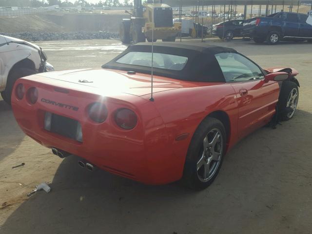 1G1YY32G0W5108078 - 1998 CHEVROLET CORVETTE RED photo 4