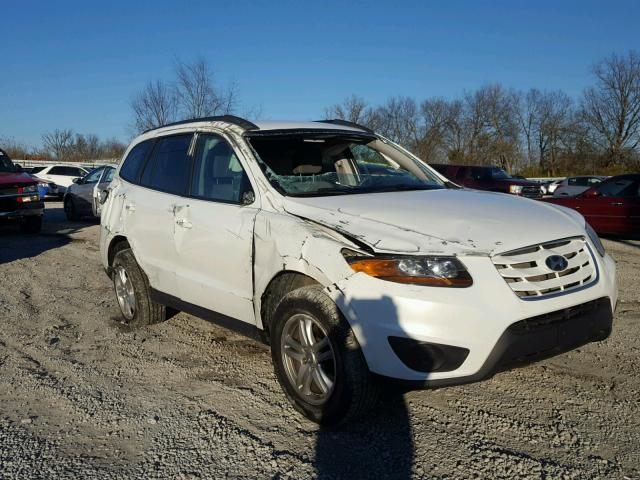 5XYZG3AB7BG005472 - 2011 HYUNDAI SANTA FE G WHITE photo 1