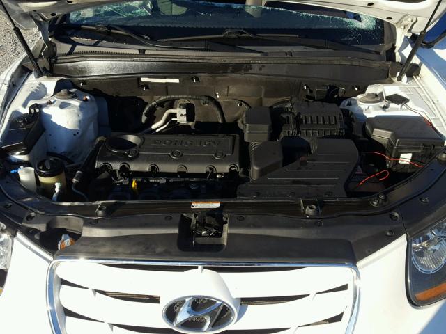 5XYZG3AB7BG005472 - 2011 HYUNDAI SANTA FE G WHITE photo 7