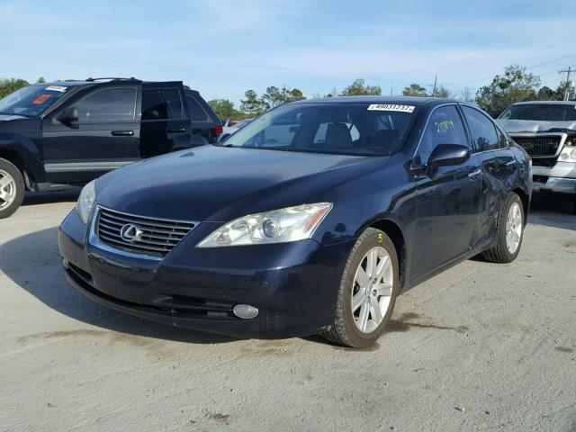 JTHBJ46GX82215322 - 2008 LEXUS ES 350 BLUE photo 2