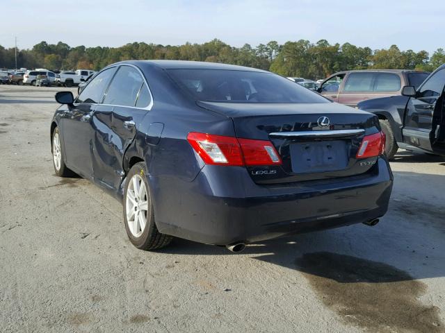 JTHBJ46GX82215322 - 2008 LEXUS ES 350 BLUE photo 3