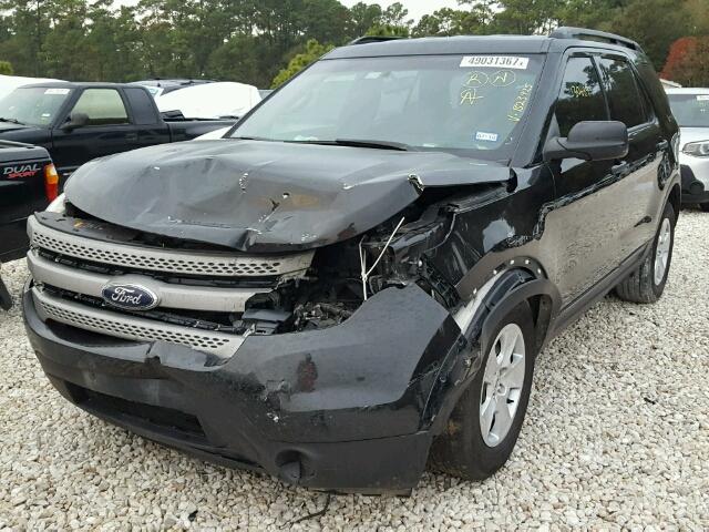 1FM5K7B8XEGB23925 - 2014 FORD EXPLORER BLACK photo 2