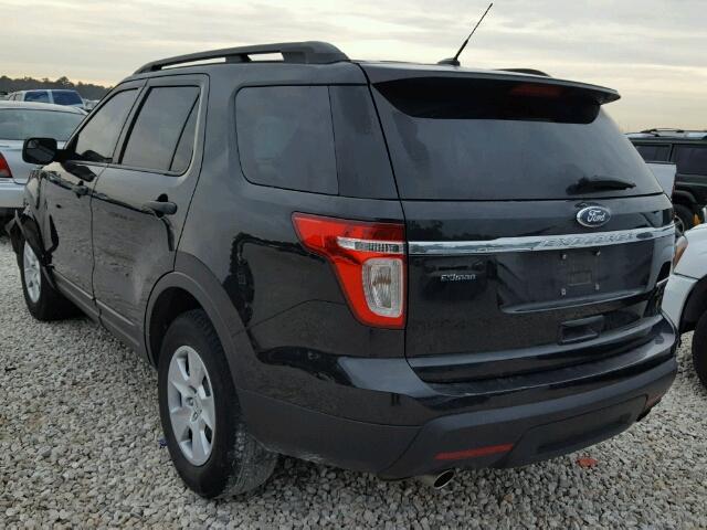 1FM5K7B8XEGB23925 - 2014 FORD EXPLORER BLACK photo 3