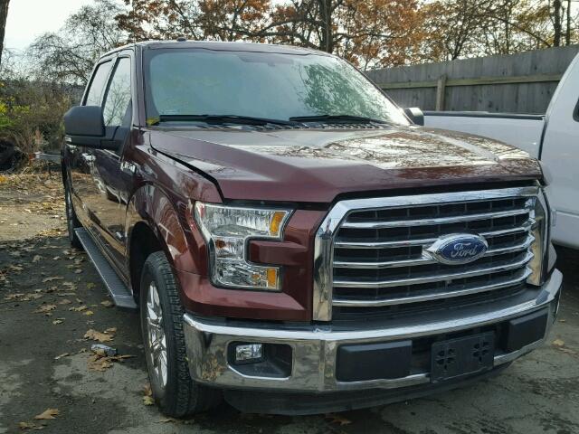 1FTEW1CP8FKE83219 - 2015 FORD F150 SUPER MAROON photo 1