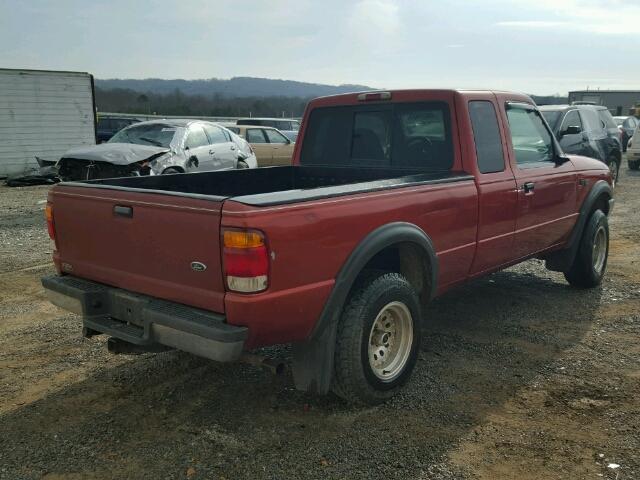 1FTZR15X1XTA17052 - 1999 FORD RANGER SUP ORANGE photo 4