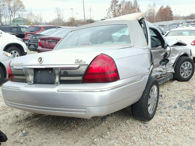 2MEFM74V77X613885 - 2007 MERCURY GRAND MARQ SILVER photo 4