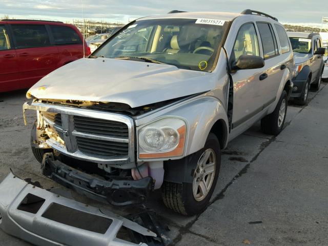 1D4HB48N46F136953 - 2006 DODGE DURANGO SL SILVER photo 2