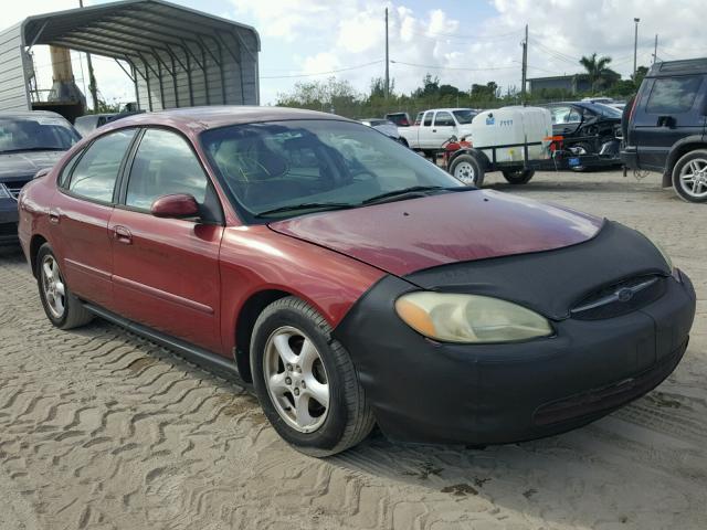 1FAFP55U03A144246 - 2003 FORD TAURUS SES RED photo 1