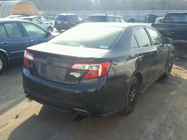 4T1BF1FK1DU707172 - 2013 TOYOTA CAMRY L BLACK photo 4