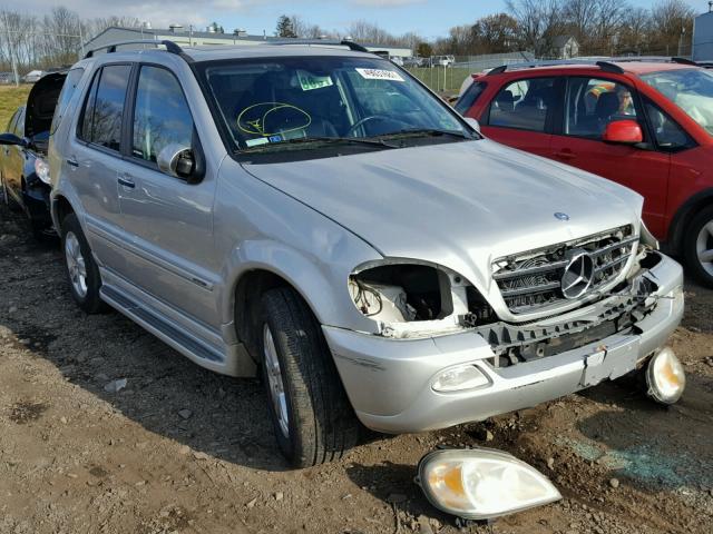 4JGAB57E15A521786 - 2005 MERCEDES-BENZ ML 350 SILVER photo 1