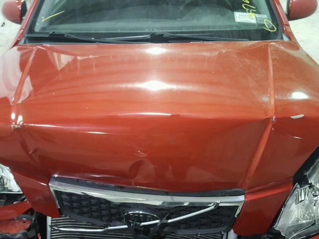 KNADH4A30B6941911 - 2011 KIA RIO BASE RED photo 7