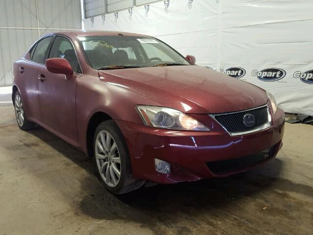 JTHCK262672010105 - 2007 LEXUS IS 250 BURGUNDY photo 1