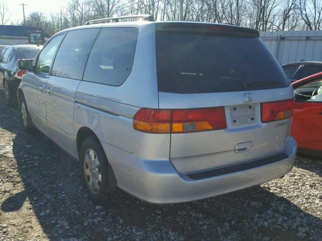 5FNRL18653B091544 - 2003 HONDA ODYSSEY EX SILVER photo 3