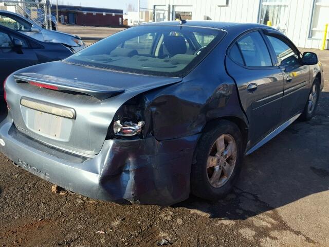 2G2WP552461283517 - 2006 PONTIAC GRAND PRIX BLUE photo 4