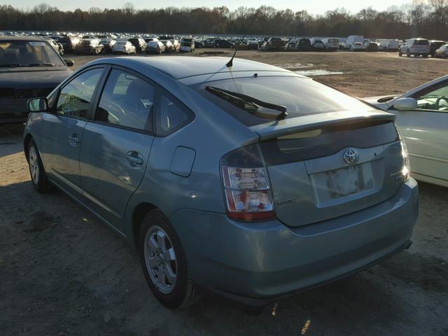 JTDKB20U157051264 - 2005 TOYOTA PRIUS GREEN photo 3