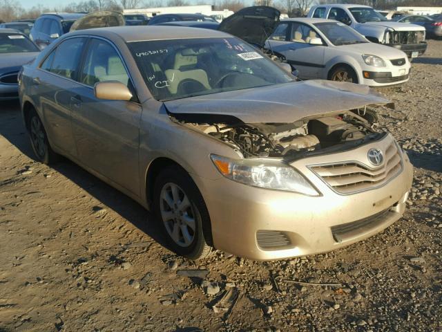 4T4BF3EK8BR114585 - 2011 TOYOTA CAMRY BASE BEIGE photo 1