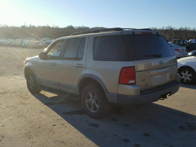 1FMZU73E52UC26957 - 2002 FORD EXPLORER X GOLD photo 3