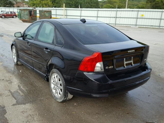 YV1MS382682402635 - 2008 VOLVO S40 2.4I BLACK photo 3