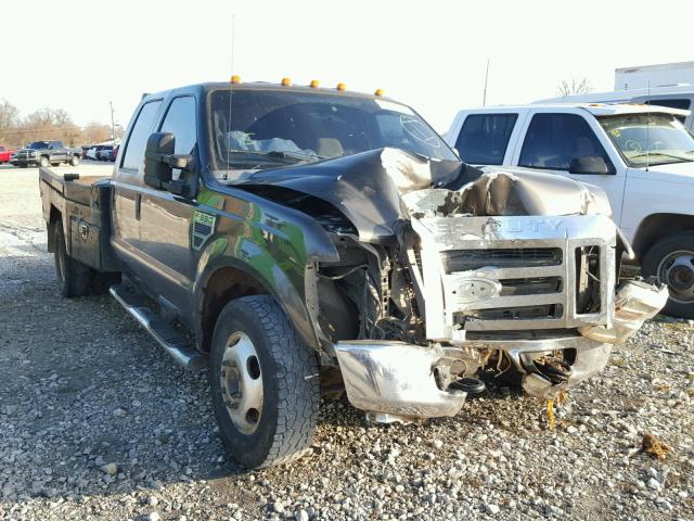 1FTWW33Y08EE26233 - 2008 FORD F350 SUPER BLACK photo 1