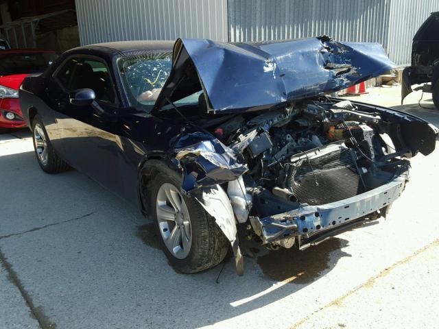 2C3CDYAG6EH294412 - 2014 DODGE CHALLENGER BLUE photo 1