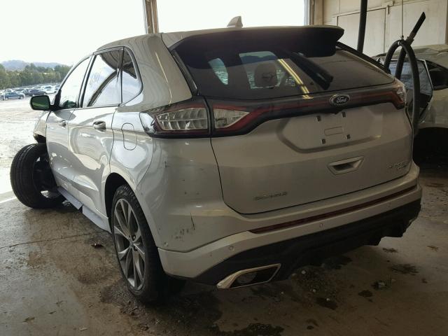 2FMPK4AP2HBB01963 - 2017 FORD EDGE SPORT SILVER photo 3