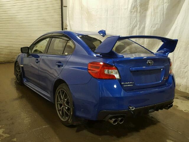 JF1VA2Y61G9807307 - 2016 SUBARU WRX STI BLUE photo 3