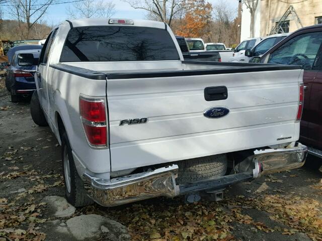 1FTEX1CM2EFA55866 - 2014 FORD F150 SUPER WHITE photo 3