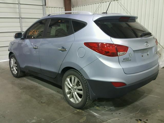 KM8JU3AC6BU148227 - 2011 HYUNDAI TUCSON GLS BLUE photo 3