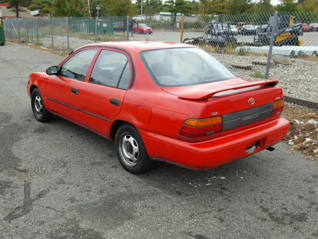 JT2AE09B2S0105192 - 1995 TOYOTA COROLLA LE RED photo 3