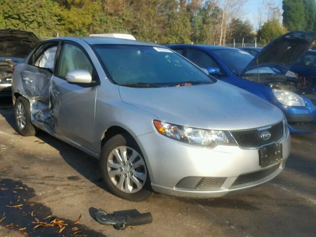 KNAFU4A25A5254133 - 2010 KIA FORTE EX SILVER photo 1