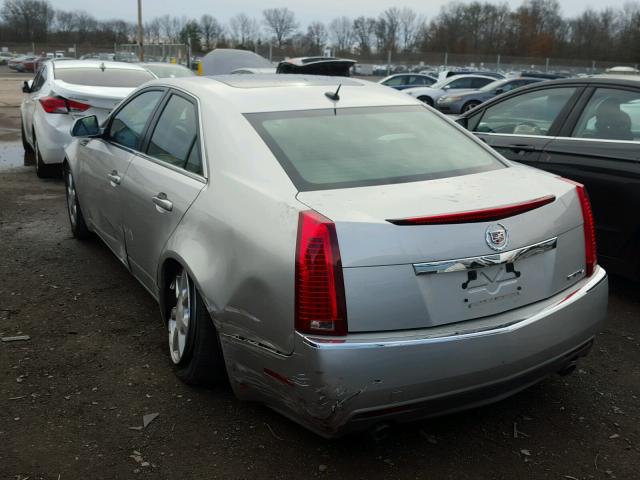 1G6DM577980125793 - 2008 CADILLAC CTS SILVER photo 3