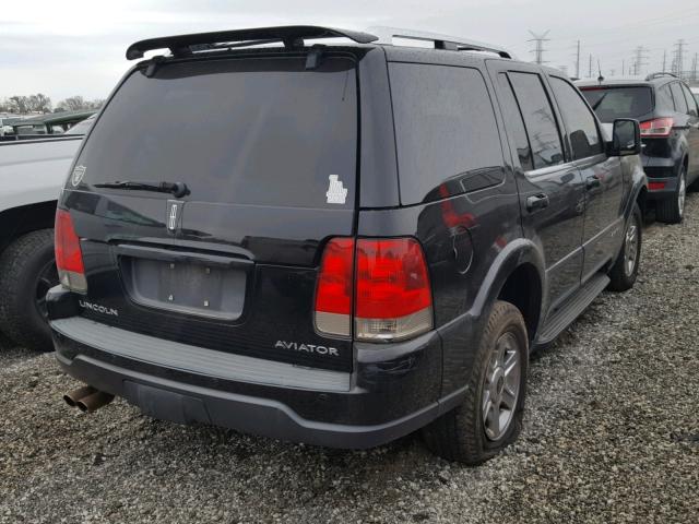5LMEU88H15ZJ32635 - 2005 LINCOLN AVIATOR BLACK photo 4