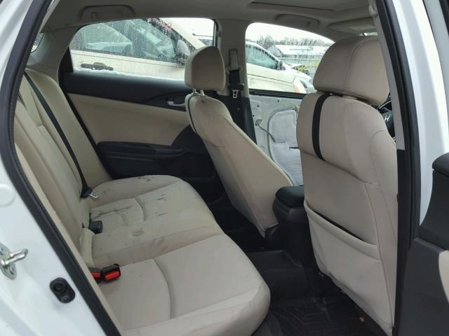 2HGFC2F72GH511606 - 2016 HONDA CIVIC EX WHITE photo 6