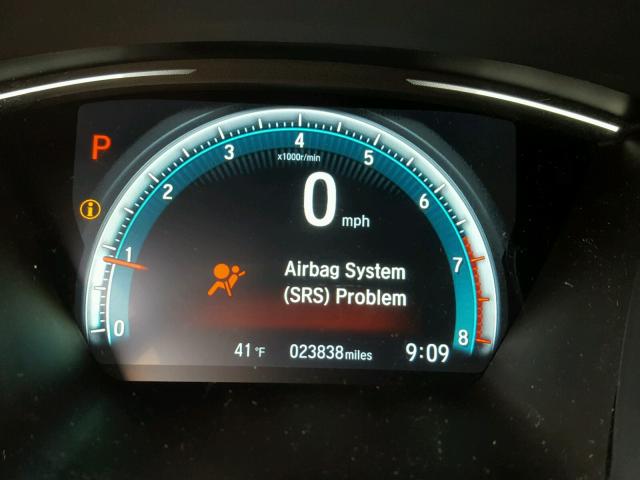 2HGFC2F72GH511606 - 2016 HONDA CIVIC EX WHITE photo 8