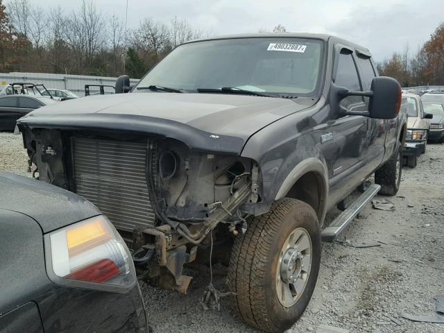 1FTWW31P05EB77115 - 2005 FORD F350 SRW S GRAY photo 2