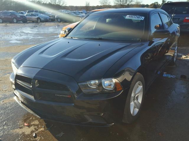 2C3CDXBG5CH146337 - 2012 DODGE CHARGER SE BLACK photo 2