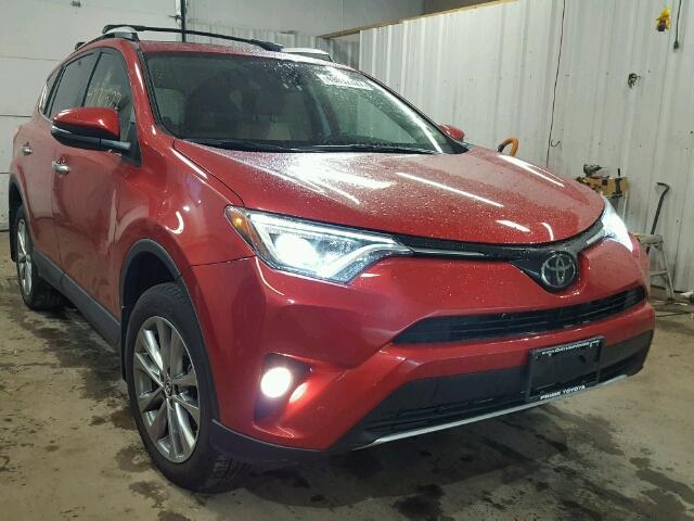 2T3DFREV5GW496363 - 2016 TOYOTA RAV4 LIMIT RED photo 1