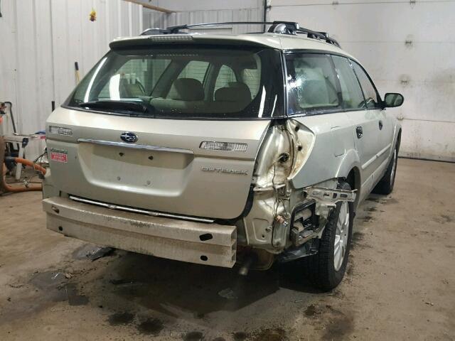 4S4BP61C057305962 - 2005 SUBARU LEGACY OUT GOLD photo 4