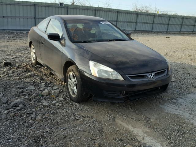 1HGCM72367A004416 - 2007 HONDA ACCORD LX BLACK photo 1