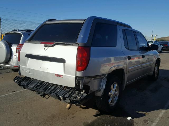 1GKET12S546140974 - 2004 GMC ENVOY XUV SILVER photo 4