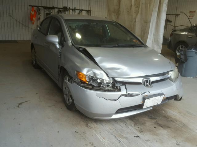 1HGFA16517L013110 - 2007 HONDA CIVIC LX SILVER photo 1