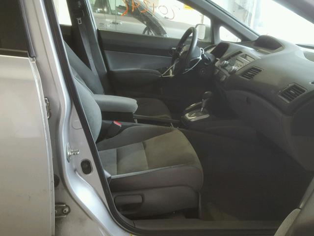 1HGFA16517L013110 - 2007 HONDA CIVIC LX SILVER photo 5